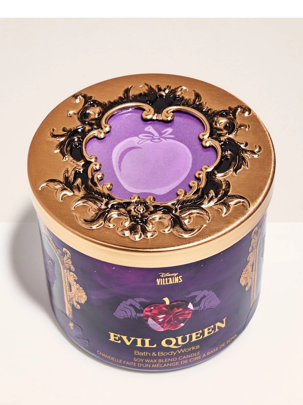 Disney Villains Evil Queen, 3-Wick Candle *Limited Edition* Decorative Scented